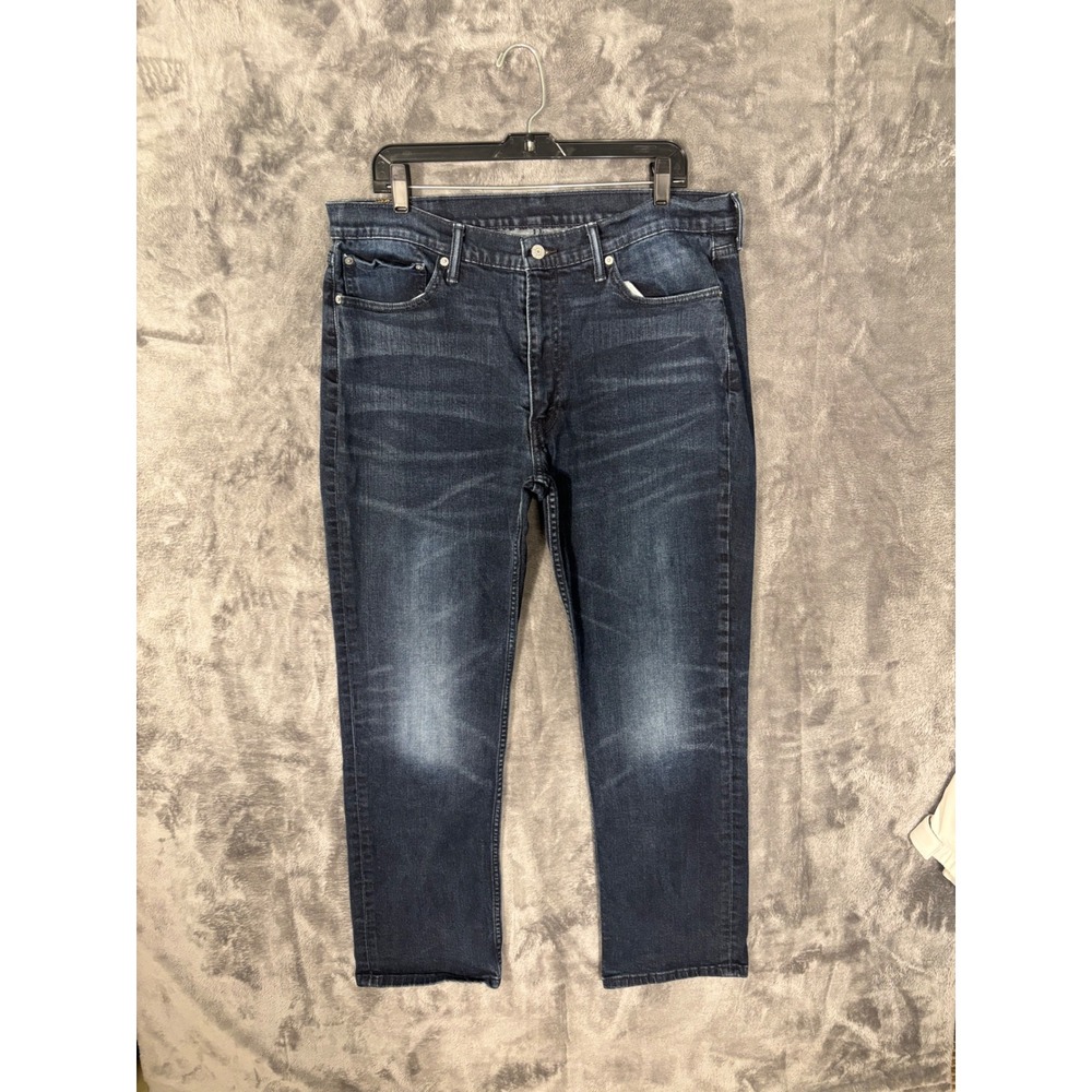 Levis 514 Straight Fit Jeans Mens 38x30 Dark Wash Indigo Denim Pants
